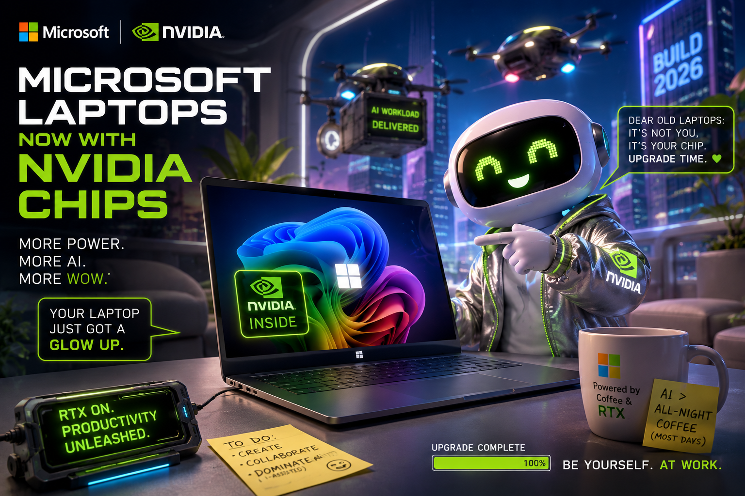 Microsoft and NVIDIA just bet the AI PC future on RTX Spark